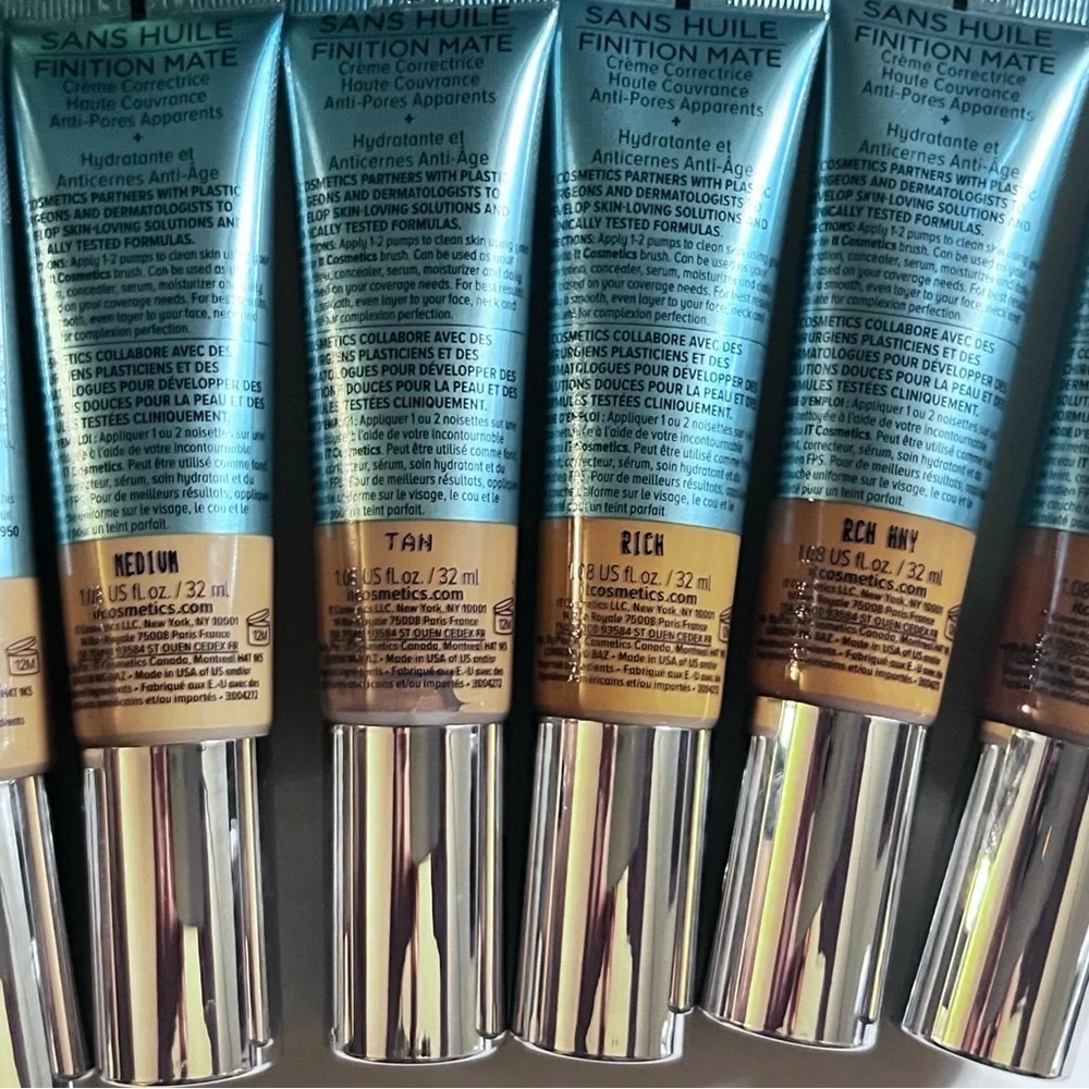 IT Cosmetics CC+ Cream Oil-Free Matte with SPF 40 - Neutral Medium - Picture 5 of 9